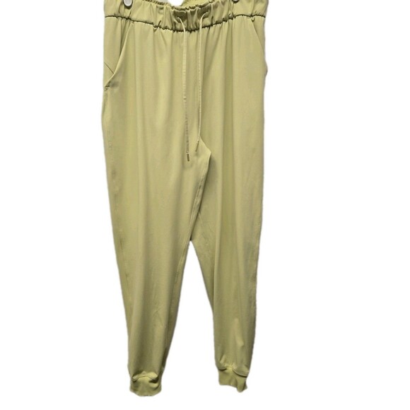 Lululemon Stretch High-Rise Jogger *Full Length sz 8 in Yellow Pull-On Pants EUC - Picture 4 of 14